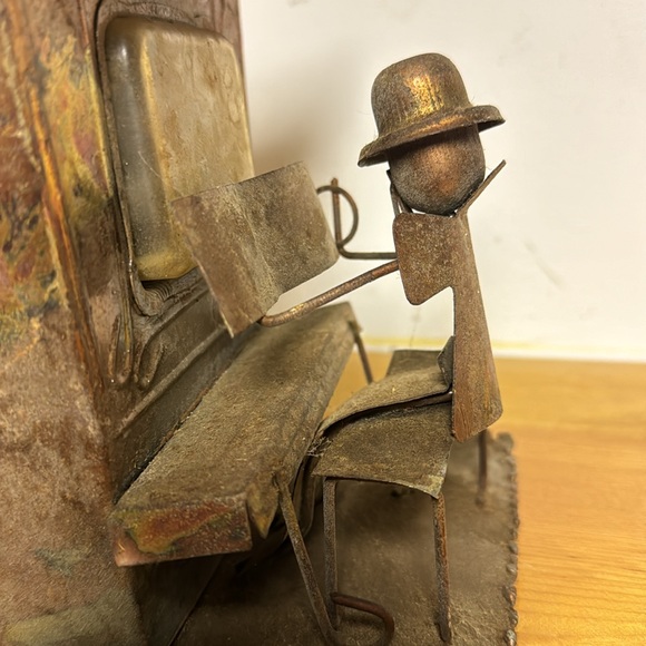 Copper Music Box JOKIWA Made in hongkong Playing Ragtime Music Vintage - Picture 5 of 5